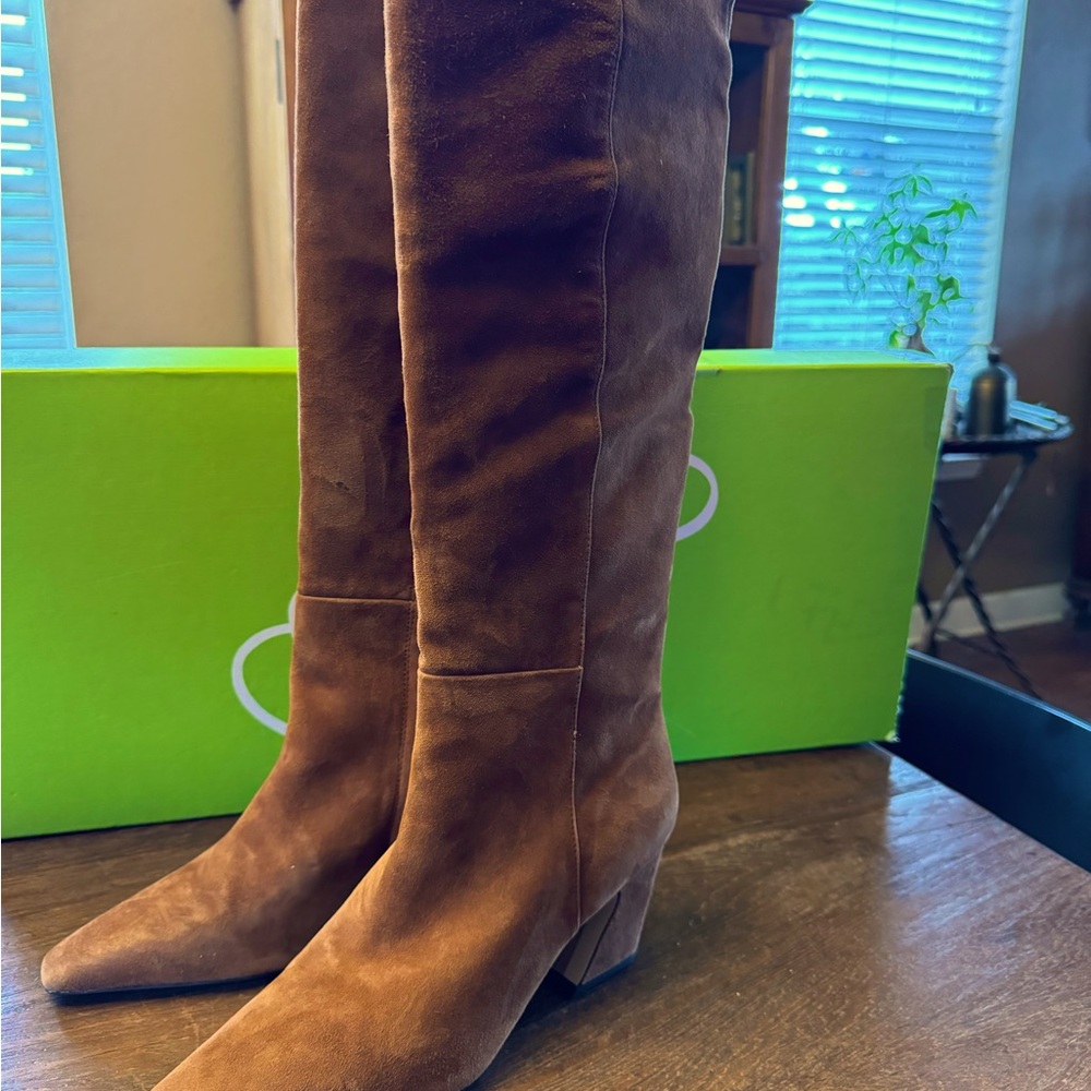 Sam Edelman Tall Suede Boots 9 1/2